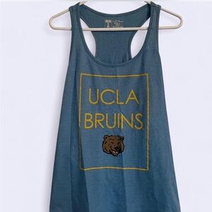 UCLA Bruins Blue Yellow Tank Top Collegiate Game Day Sportswear Size L